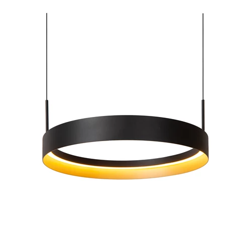 Lucide RADIANT - Pendelleuchten - LED Dim. - CCT - 2x38W 2200K/3000K - Schwarz - Vibes - detail 1